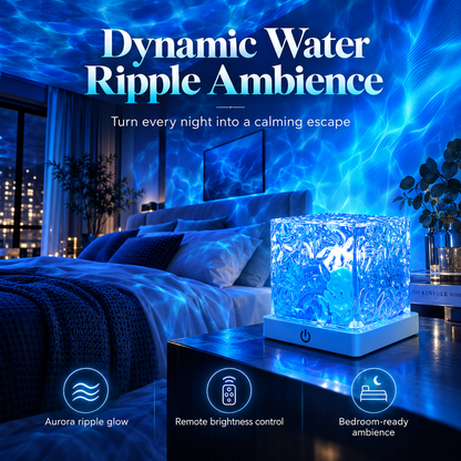 🎁Christmas Sale 50% OFF - Rechargeable Shower Light No Wiring |16 Color Ocean Wave Projector Light