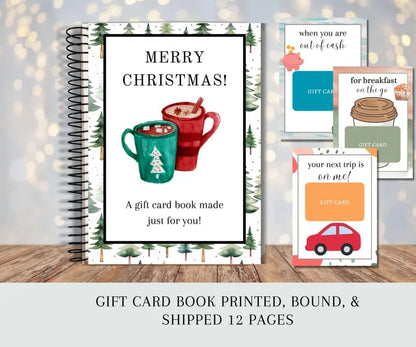 🎄📚Christmas Gift Card Book - 🎁Surprises On Every Page📚Hardcover & Durability Line