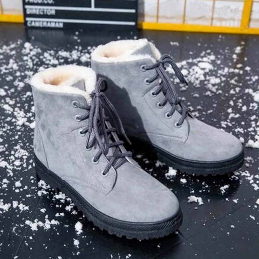 Winter Outdoor Flat Short Boots