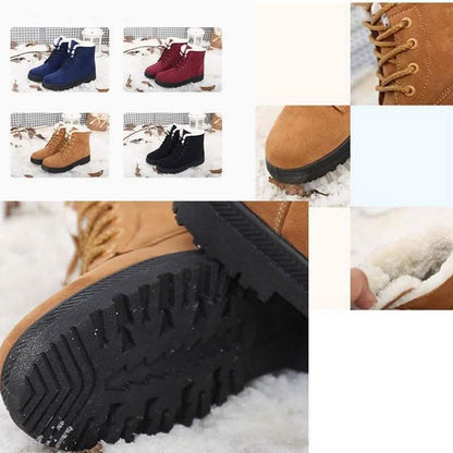 Winter Outdoor Flat Short Boots
